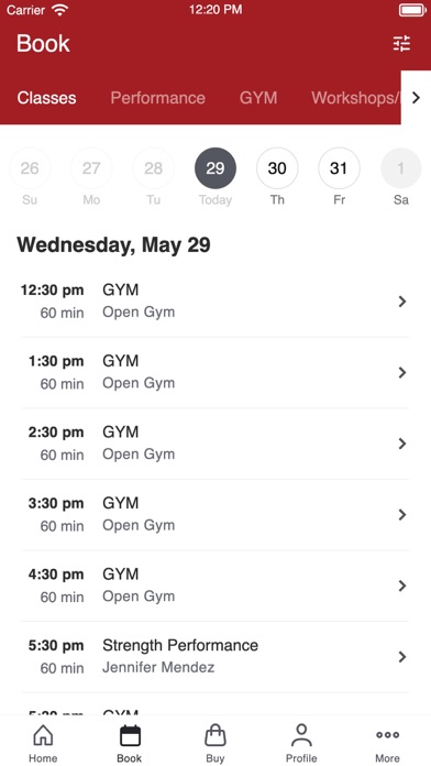 TAC Fitness & Wellness Center Screenshot