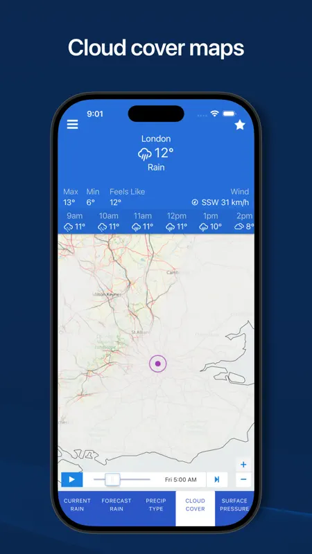 UK Weather Radar - Live Maps screenshot 5 of 6