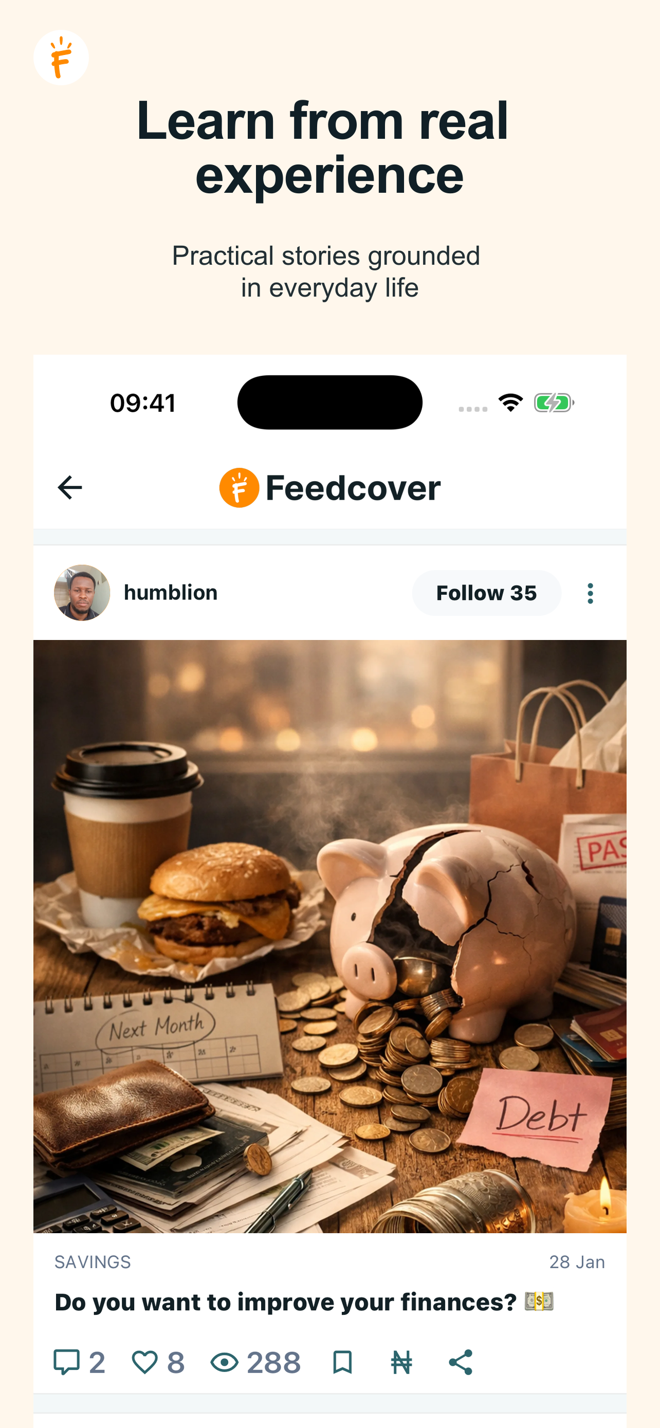 Feedcover screenshot 5