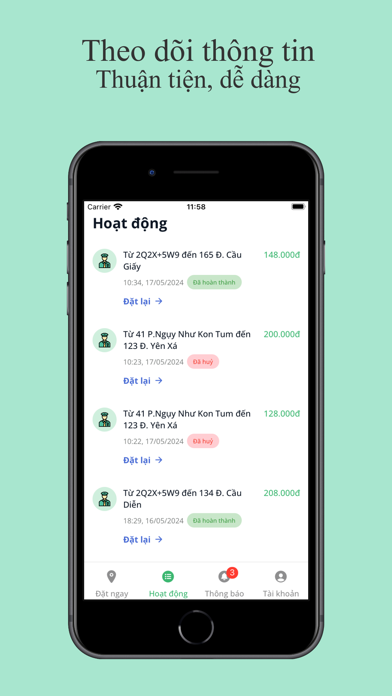 Say Gọi Xế Screenshot