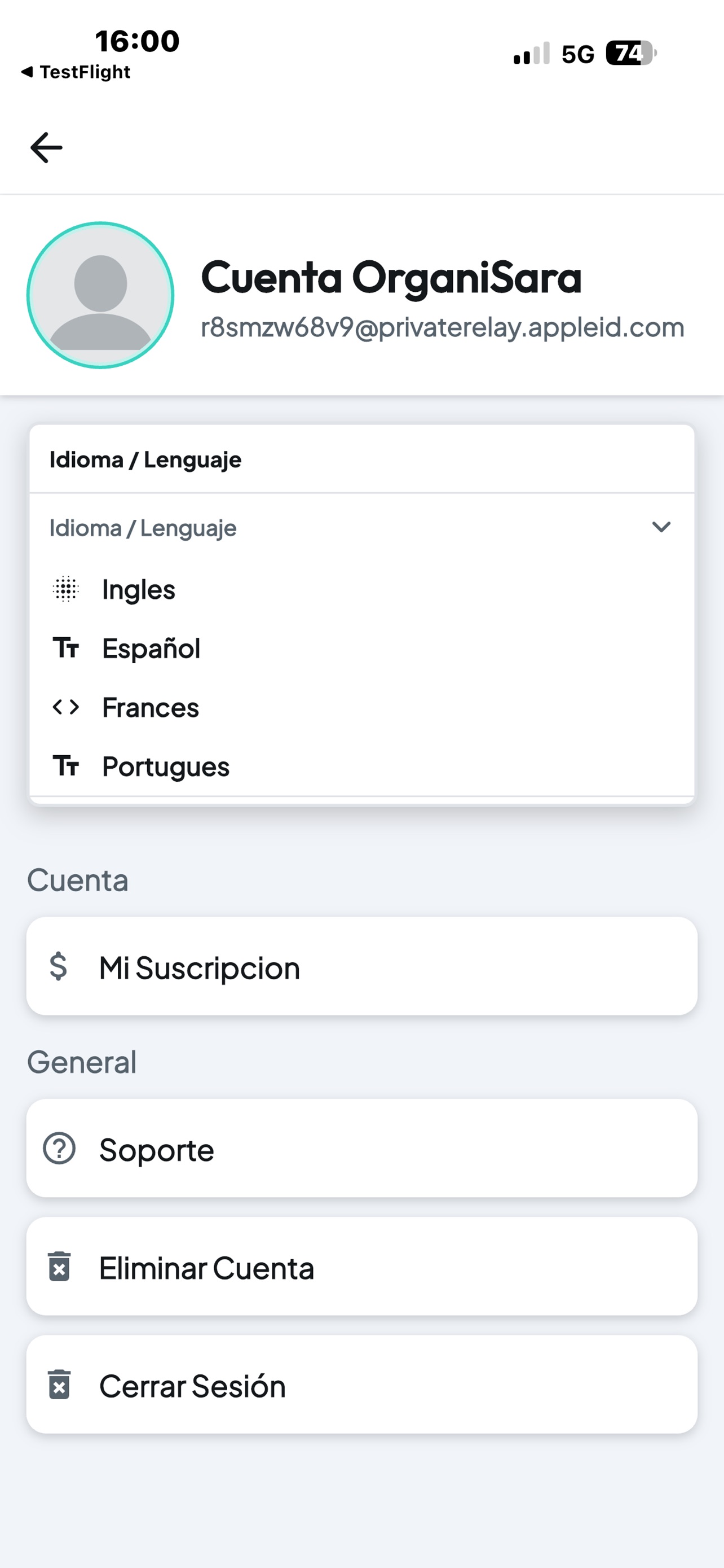 Screenshot 4 of OrganiSara