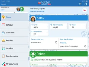 MyChart Bedside screenshot #2 for iPad