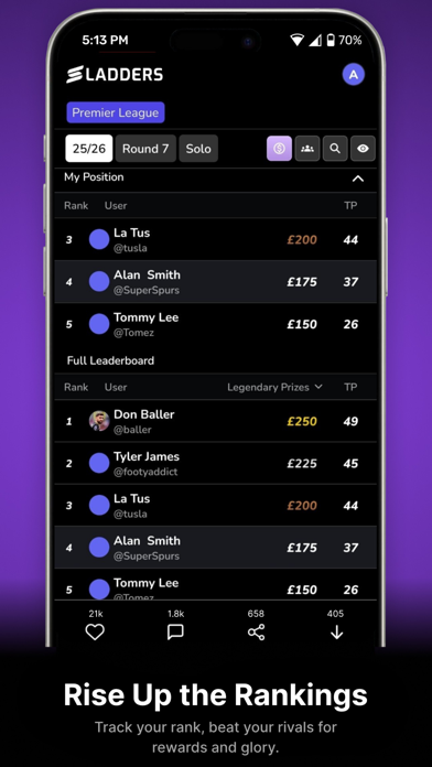 Sladders: Sports & Fans Hub screenshot