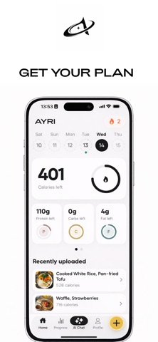 AYRI - AI Calorie Tracker Screenshot 1 of 5