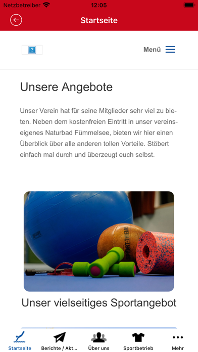 Wolfenbütteler Schwimmverein Screenshot