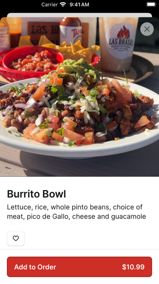 Las Brasas Méxican Restaurant iPhone screenshot 4 - Food & Drink app