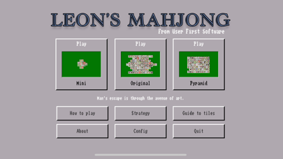 Leon's Mahjong Screenshot