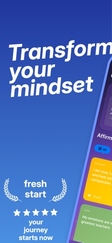 Mantras: Daily Affirmations iPhone screenshot
