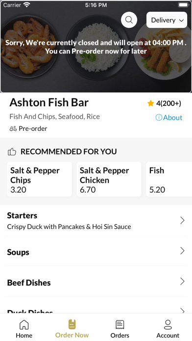 Ashton Fish Bar Screenshot