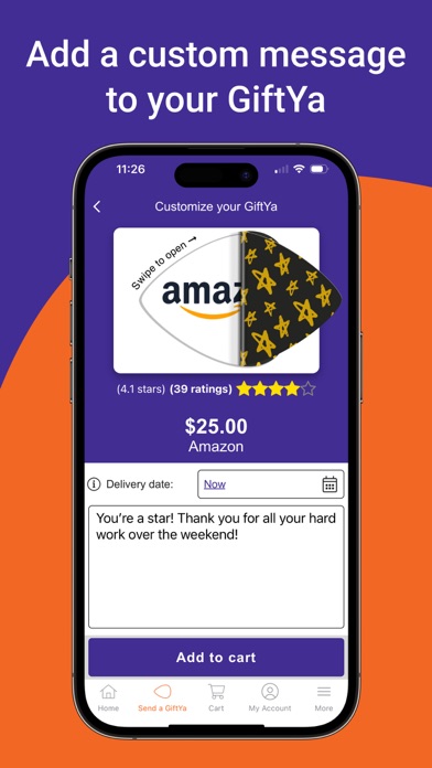 GiftYa - Send Gift Cards Screenshot