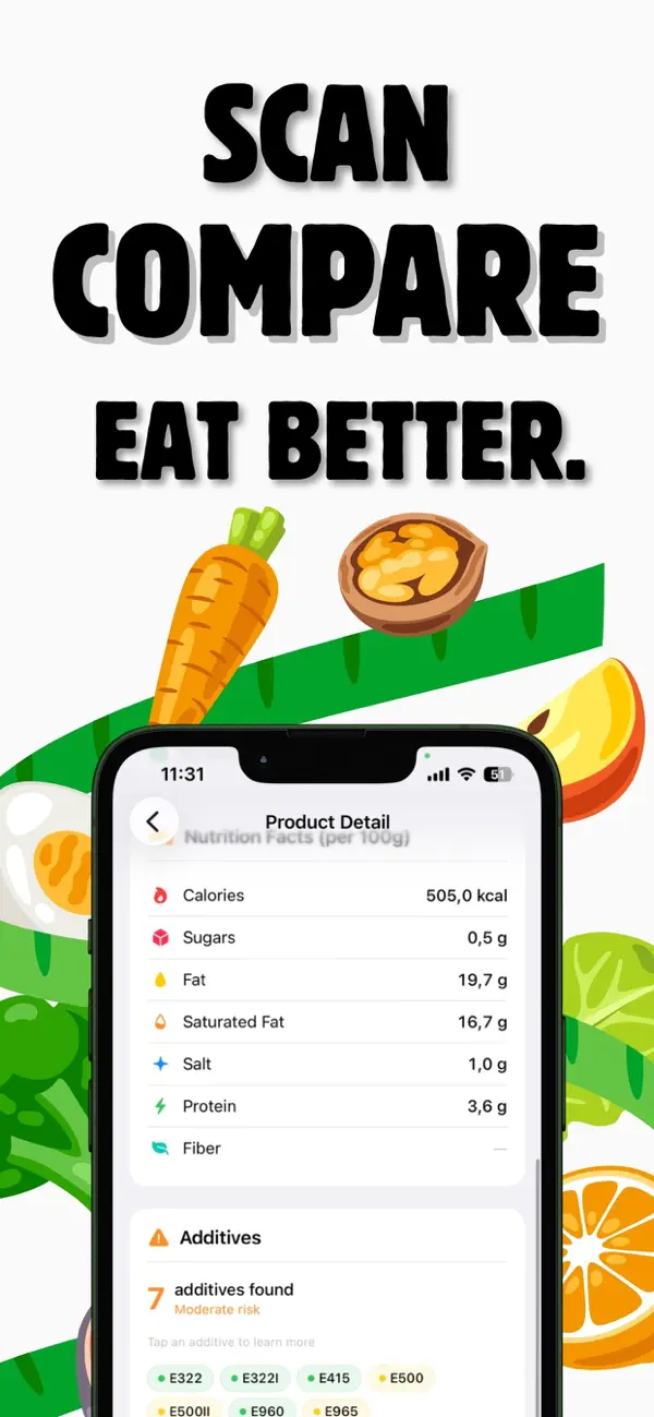 Screenshot #2 pour Alterix - Food Scanner