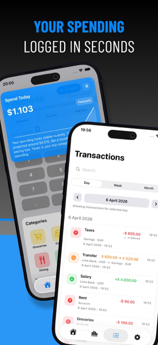 Cura: Smart Expense Tracker Screenshot 1 of 6