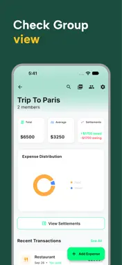 Split Bills & Settle Expenses screenshot 4