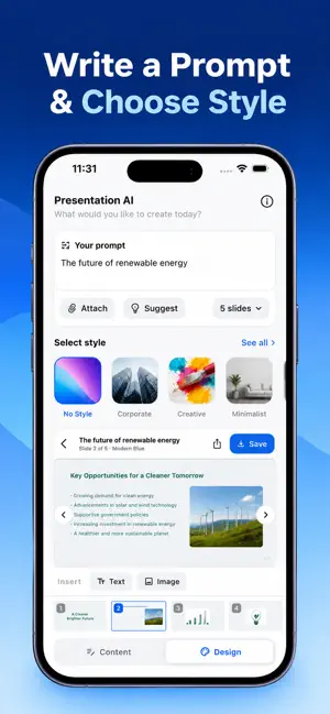 Presentation Slide Creator App screenshot 3