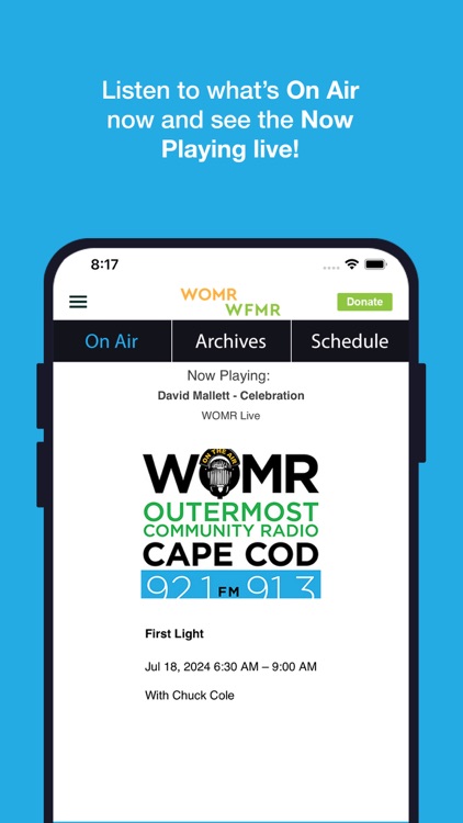 WOMR Community Radio App