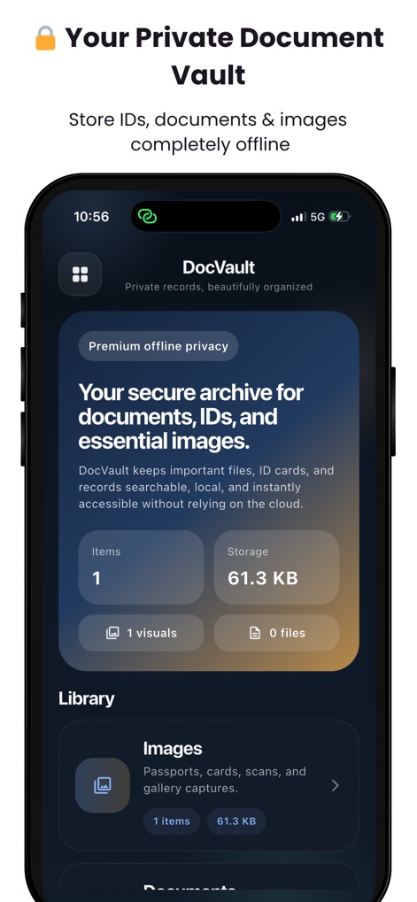 DocVault: Secure File Storage - Business App | MWM