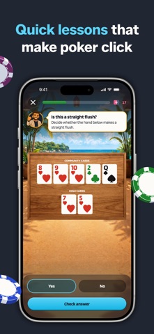 Poker Skill - Learn Holdem iPhone screenshot