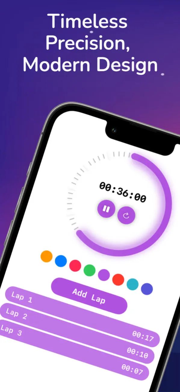 #1. Multi Timer: Timer & Stopwatch (iOS) Ved: Naqeeb Ahmed