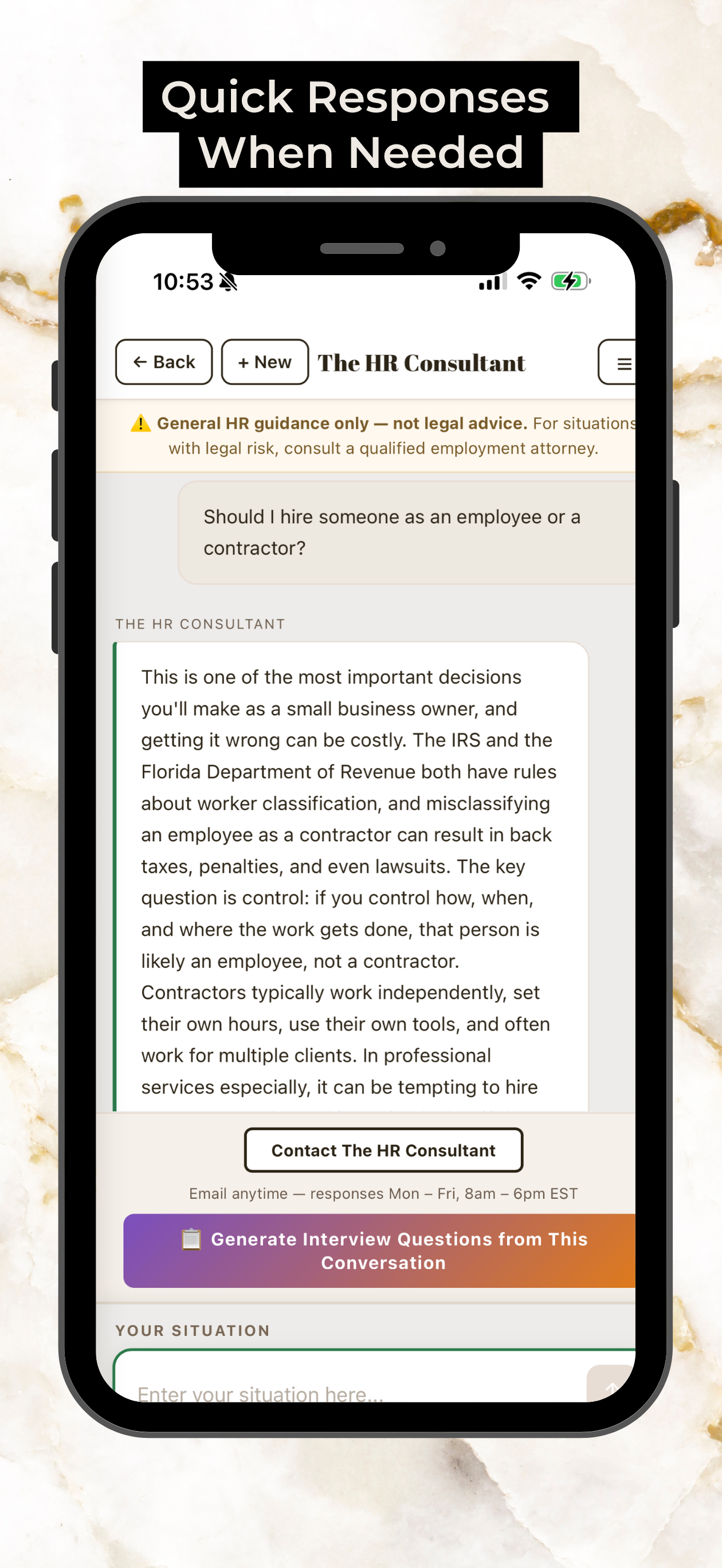 The HR Consultant screenshot 4