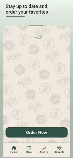 Detroit Perk Coffee screenshot 1