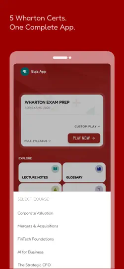 Wharton Finance Prep: 5-in-1 iPhone Screenshot 2