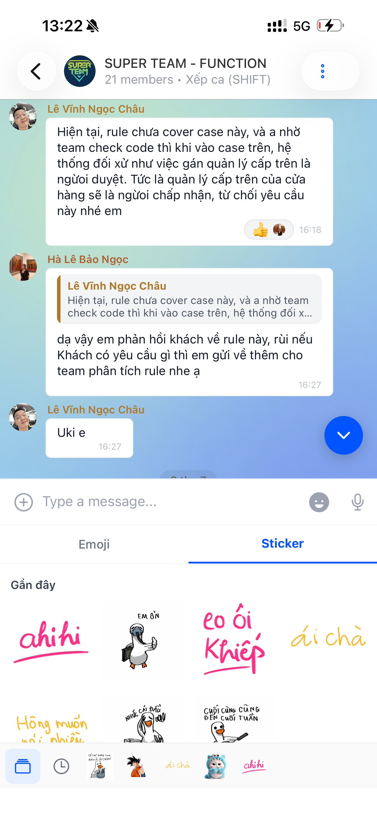 Haraworks Chat screenshot 8