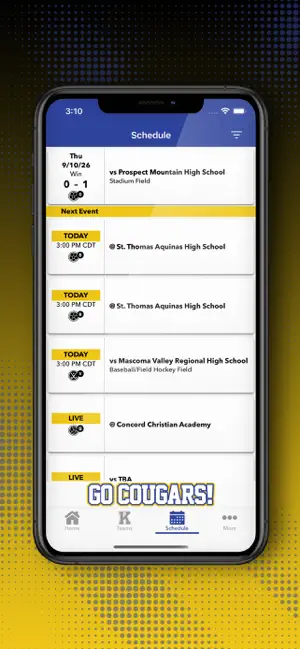 Kearsarge Athletics screenshot 3