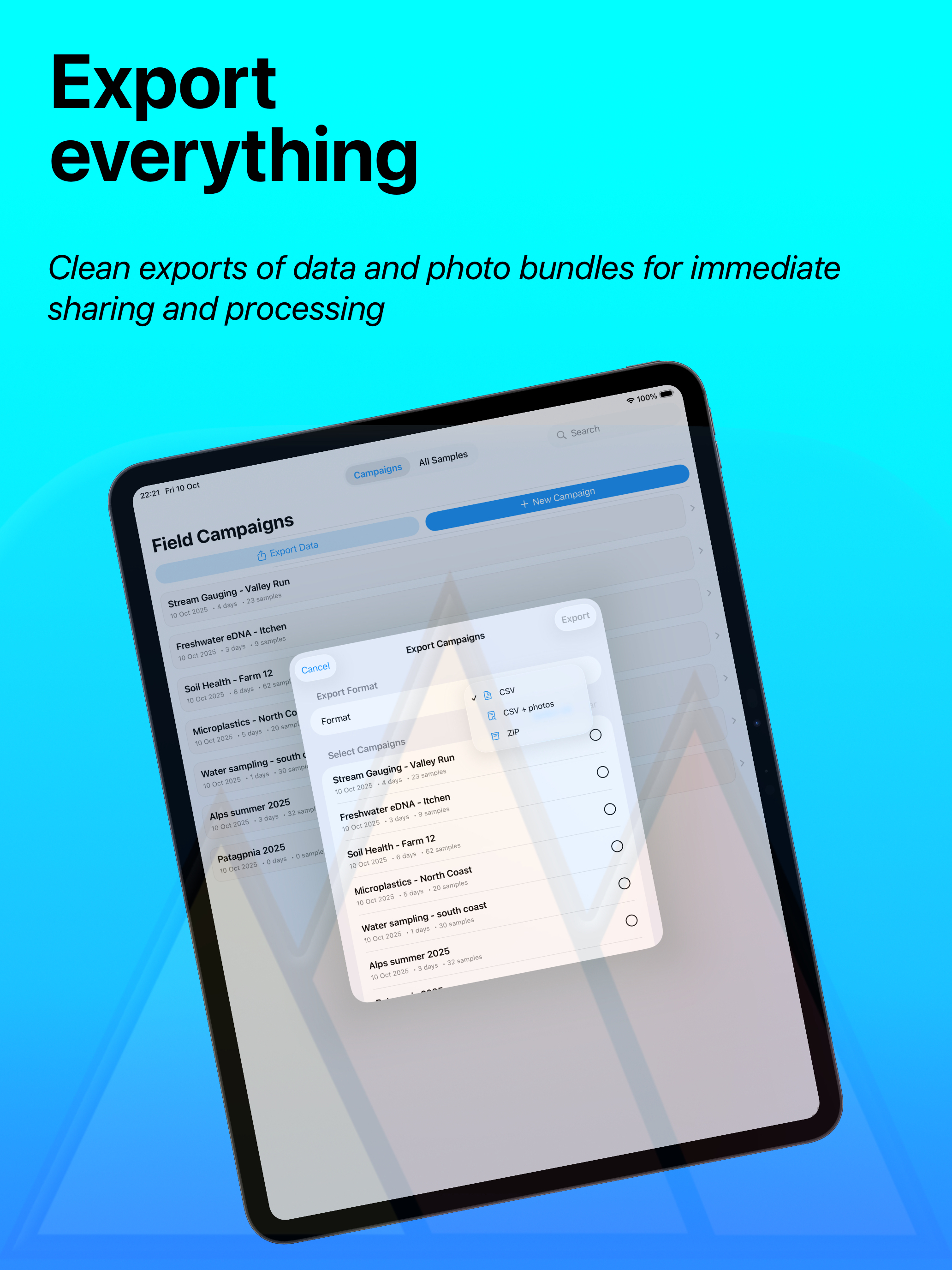 FieldApp Notebook screenshot 10