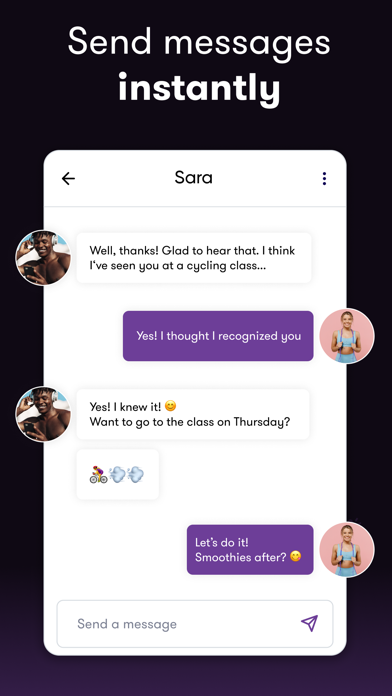 Lunge: IRL Fitness Dating Screenshot
