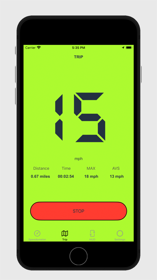 #3. Speedometer for Bike GPS Speed (iOS) 由: Ihor Krivoshei