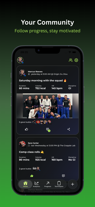 Fluyd: BJJ Training Tracker Screenshot 8 of 9