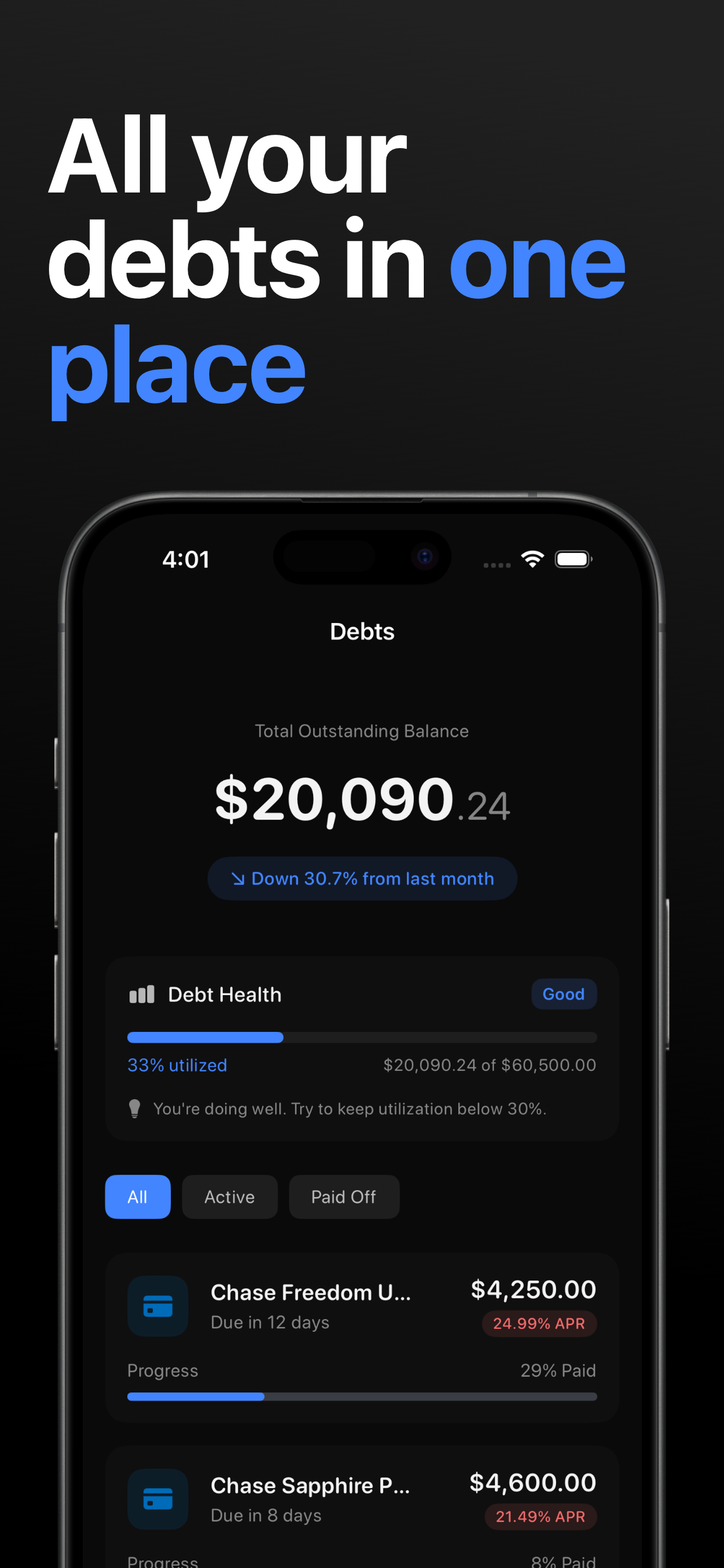 Slaash - Debt Payoff Tracker screenshot 4