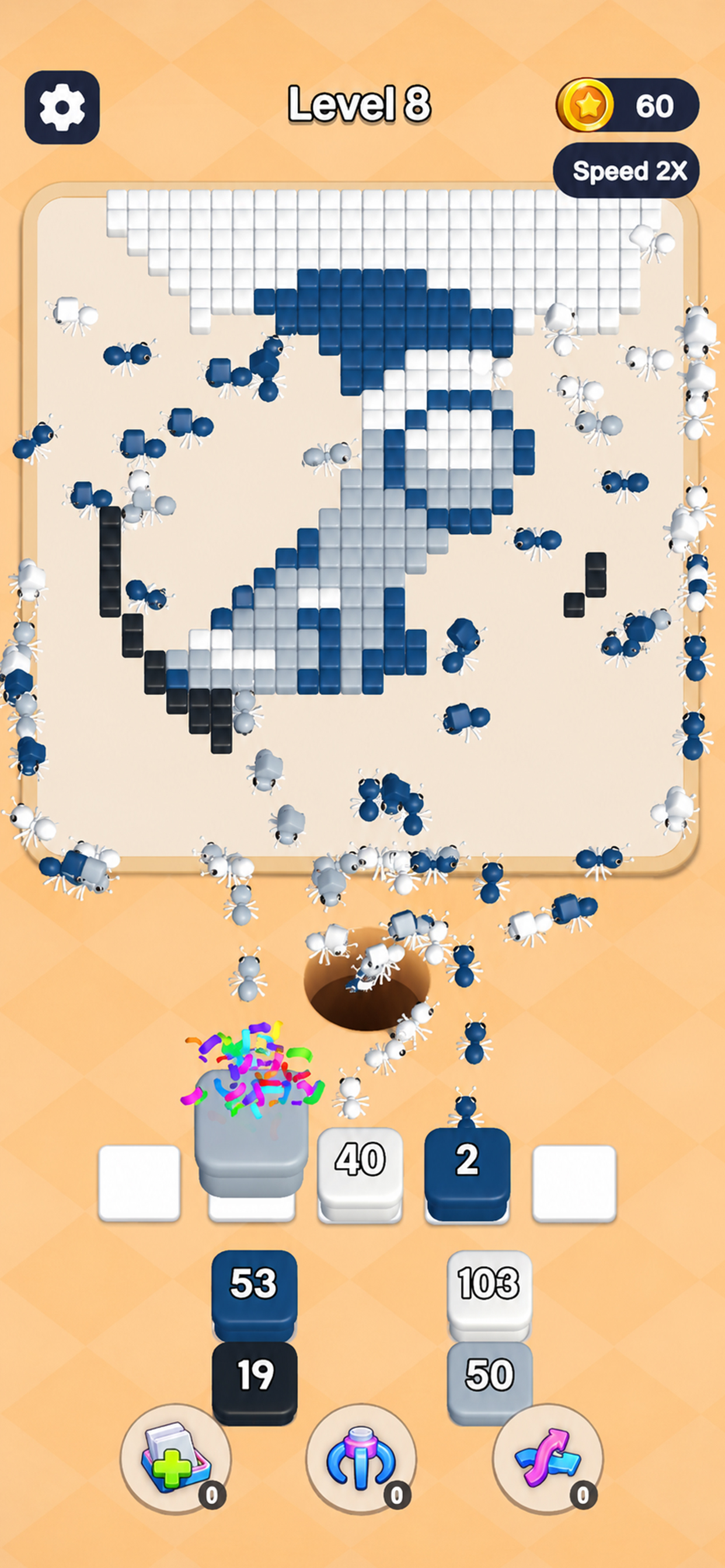 Ant Rush : Sort Pixel Art screenshot 6