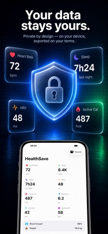 HealthSave: Export Health Data Screenshot 4 of 6