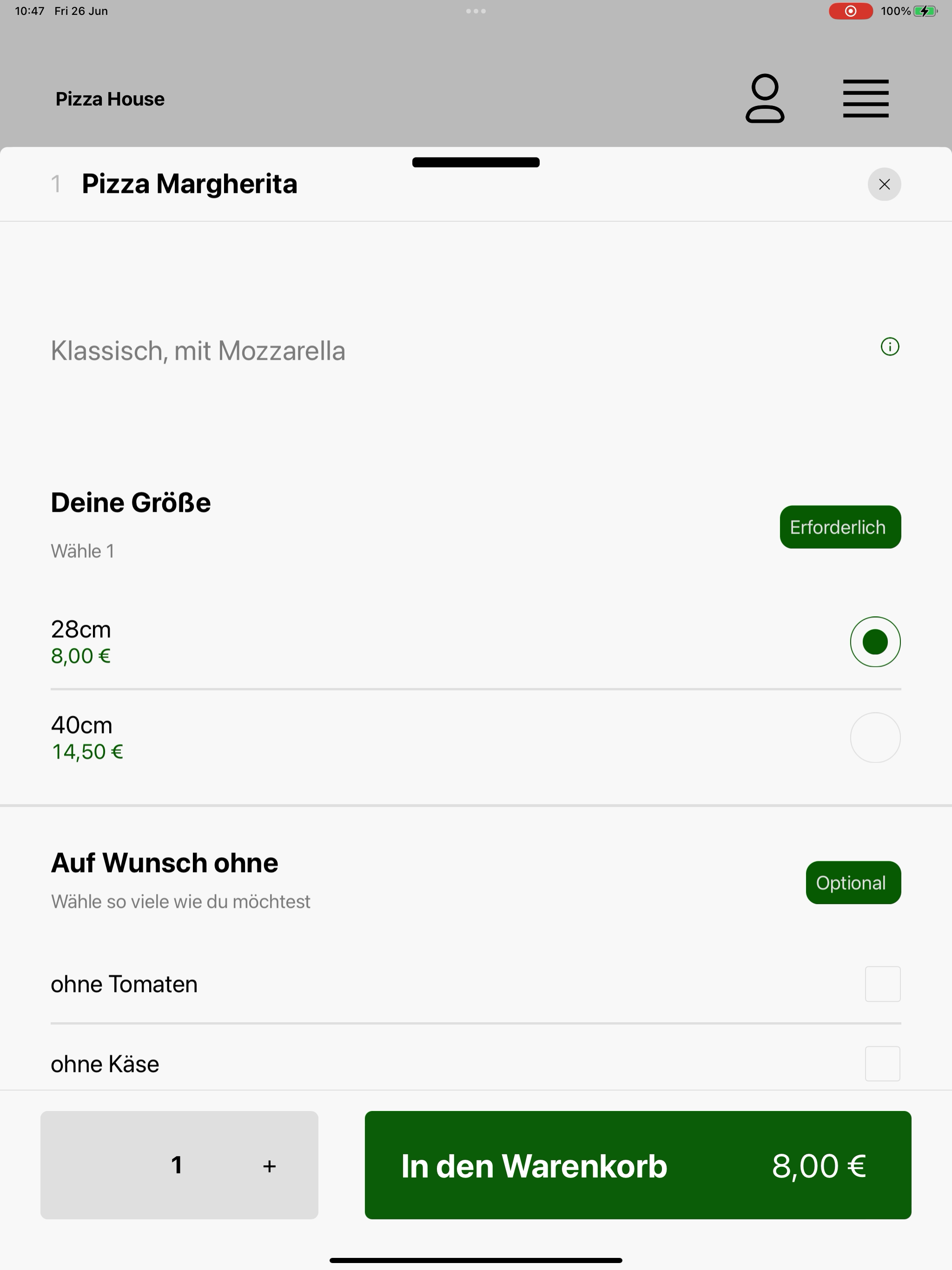 Pizza House DE screenshot 16