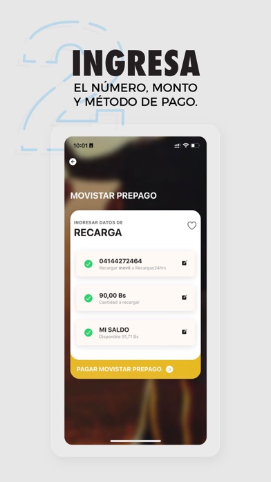 Recargas24hrs iPhone screenshot 6 - Business app