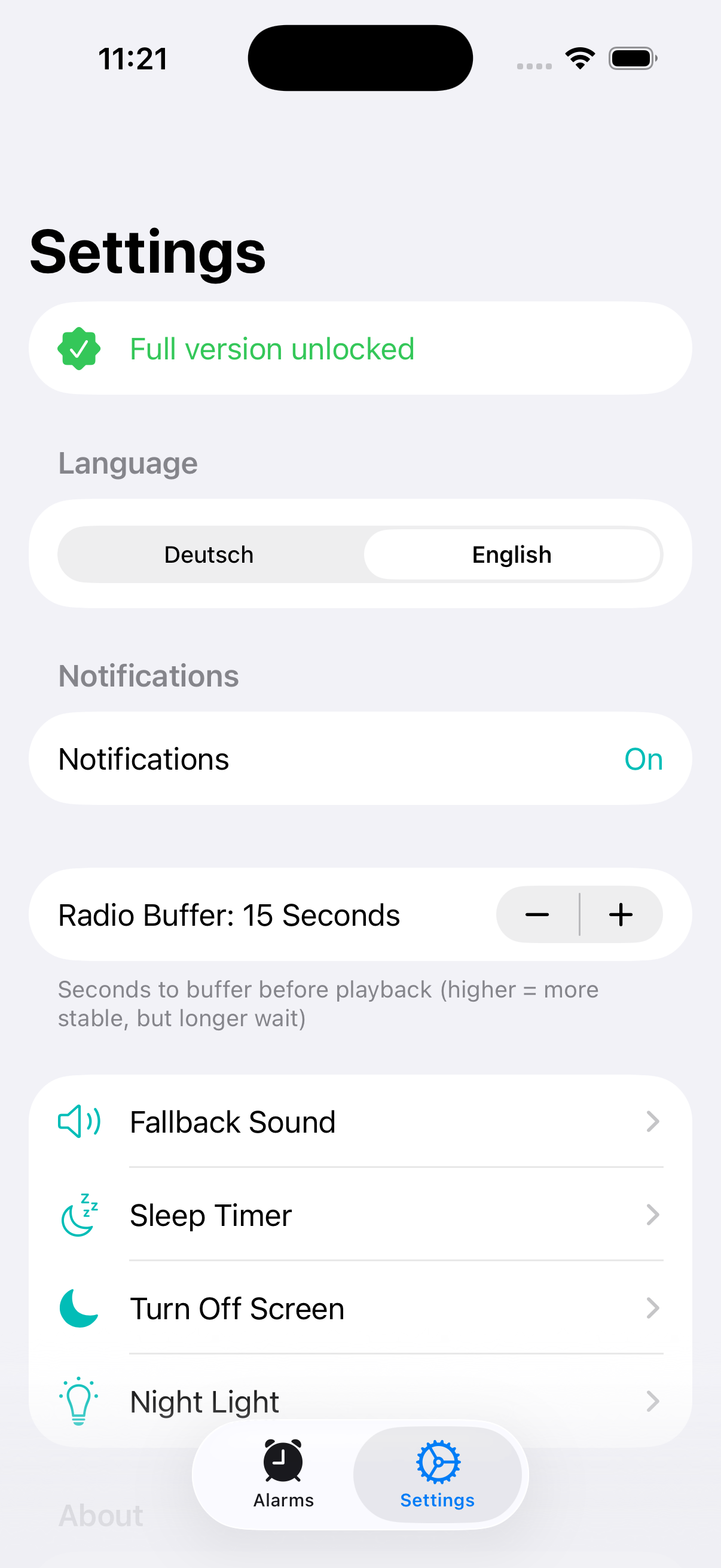 Radio Alarm Clock ck screenshot 8