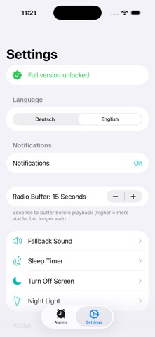 Radio Alarm Clock ck Screenshot 8 of 10
