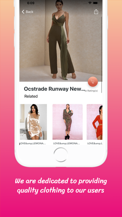 Women's evening dress shop Screenshot