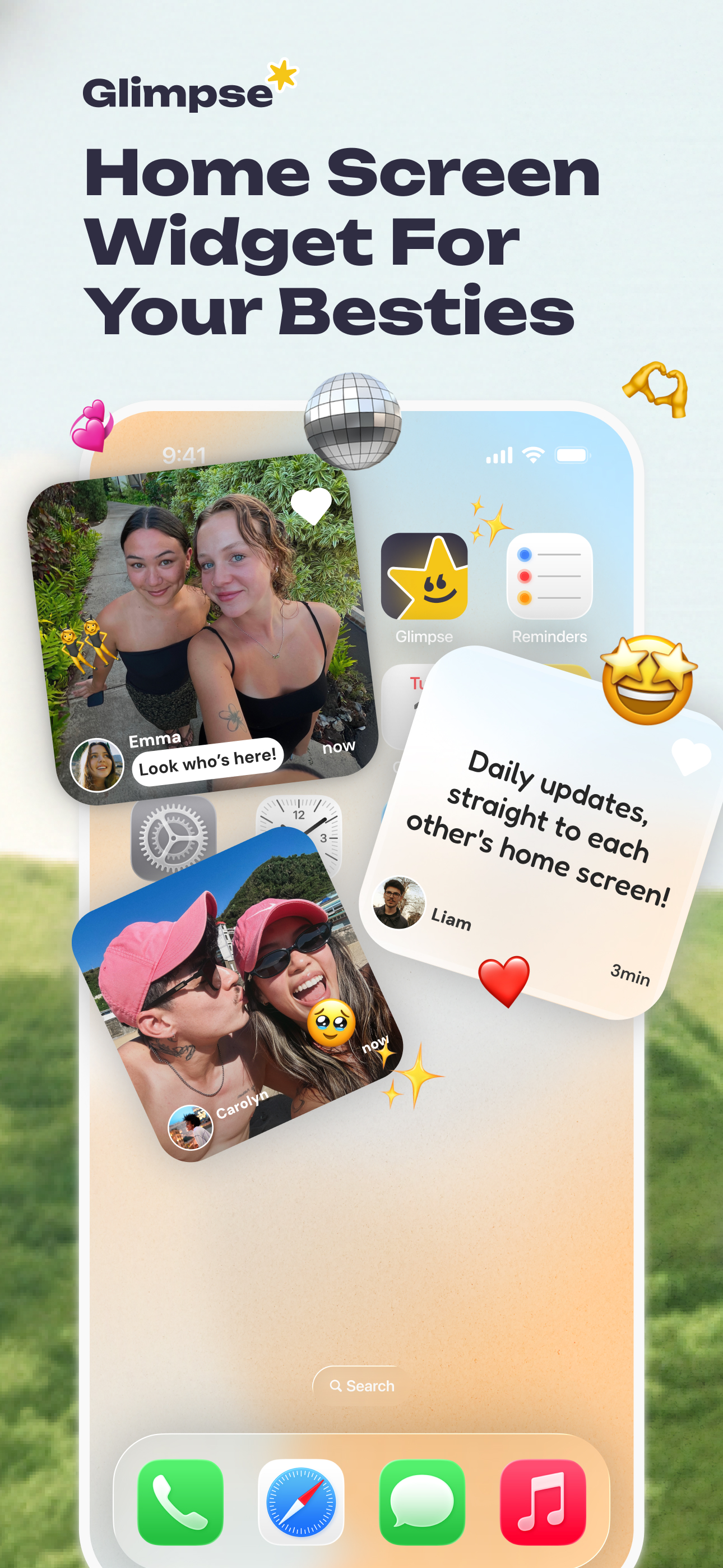 Glimpse: BFF & Couples Widget