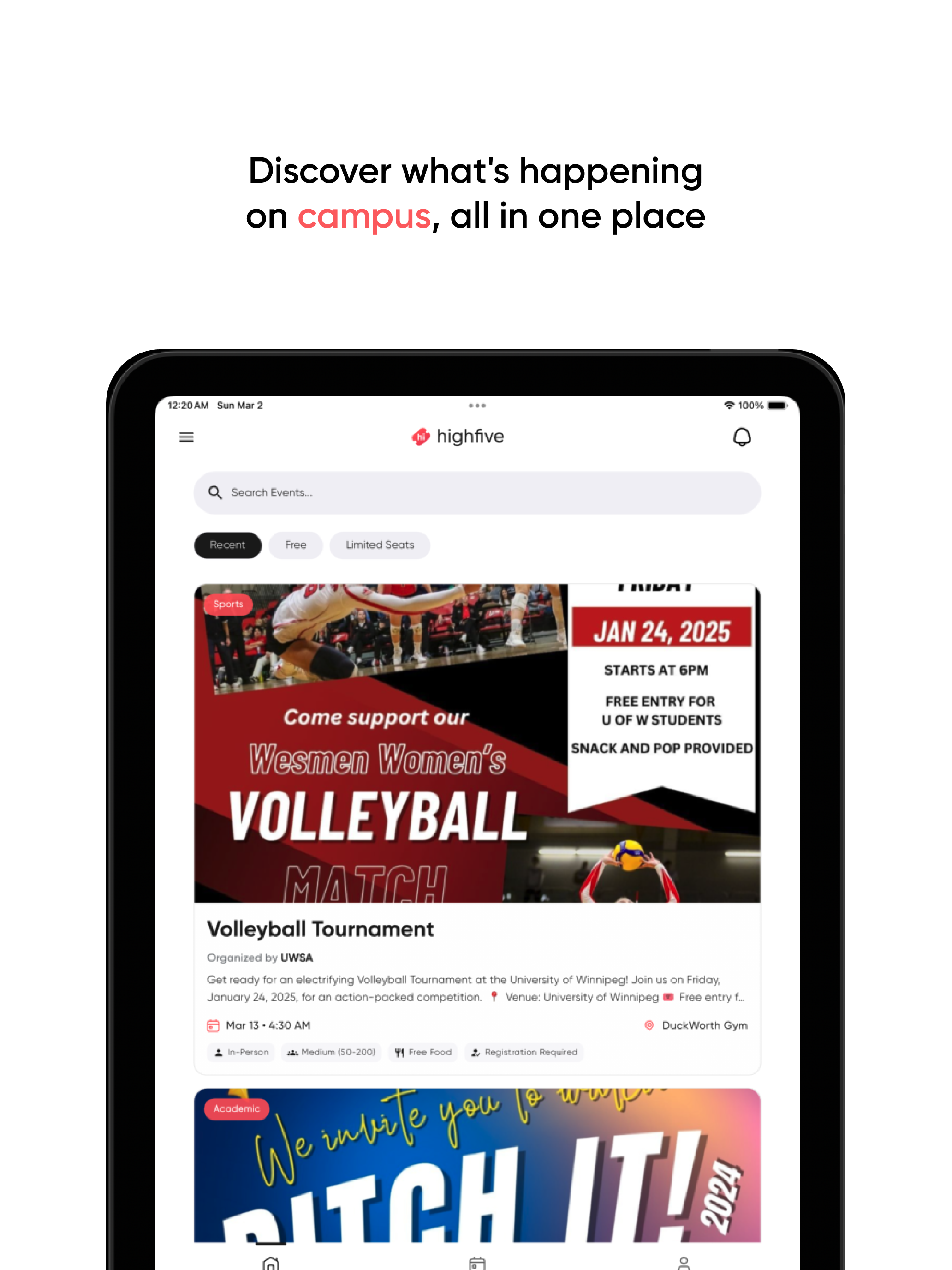 Highfive: Campus Social screenshot 4