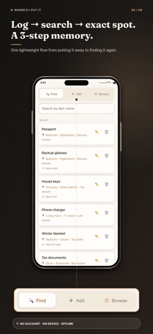 Where'd I Put It — Find Stuff Screenshot 6 of 6
