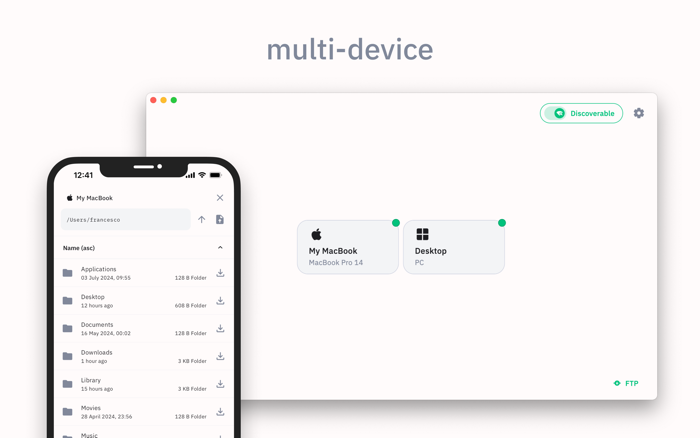 Qudit - Wireless file explorer