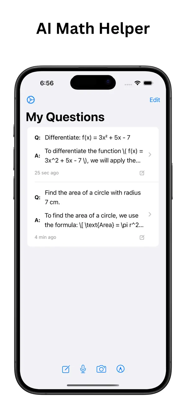 Screenshot #1 pour Easy Maths - AI Math Solver