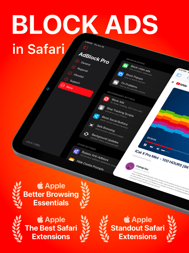 AdBlock Pro for Safari Screenshot