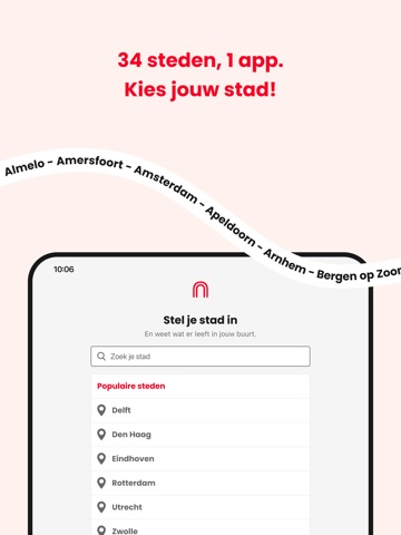 indebuurt - lokaal nieuws iPad screenshot