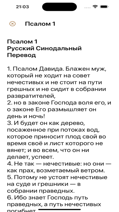 Psalms Pro: Orthodox Bible App Screenshot