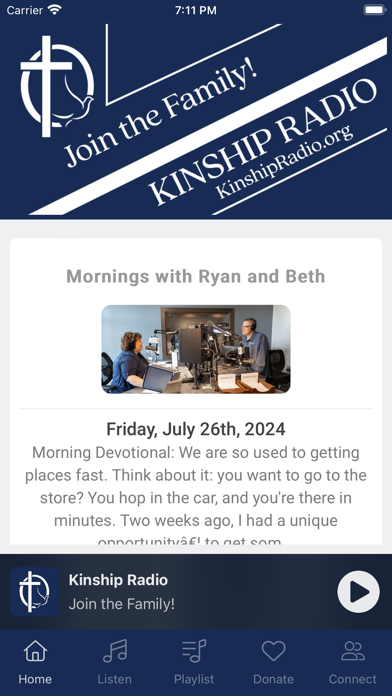 Kinship Radio Screenshot