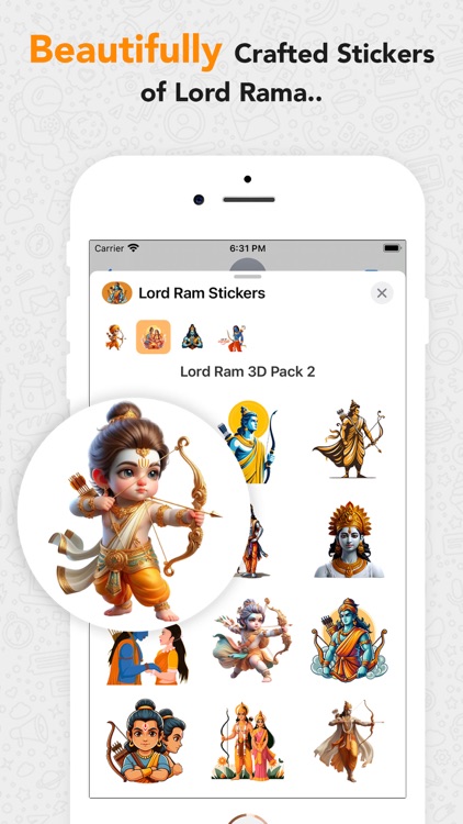 Lord Ram HD Stickers