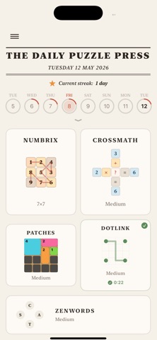 Numbrix: Number Chain Puzzle Screenshot 1 of 7